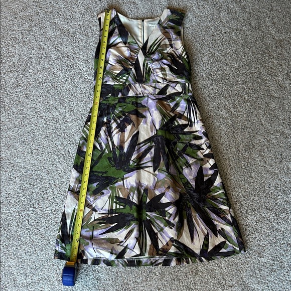 Banana Republic Aline Leaf Print Dress - Picture 10 of 11